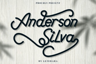 Anderson Silva: A Handwritten Font for Autumn-Themed Branding