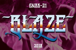 BLAZE: A Unique Blackletter Font for Bold Branding