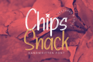 Chips Snack: A Playful Script Font for Editorial Design