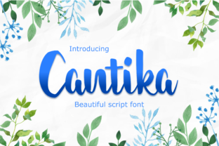 Discover Cantika: A Beautiful Script Handwritten Font