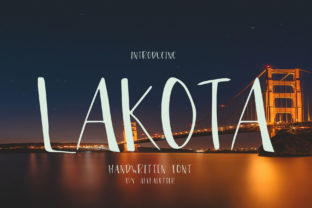 Discover Lakota: The Perfect All-Caps Handwritten Font
