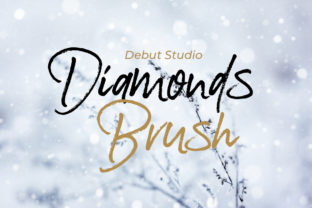 Discover the Charm of Diamonds: A Sweet Handwritten Font