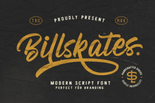 Discover the Elegance of Billskates Font