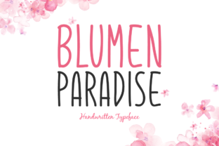 Discover the Elegance of Blumen Paradise Font