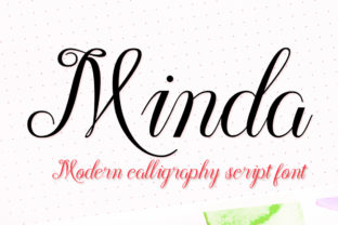 Discover the Elegance of Minda Script Font