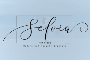Discover the Elegance of Selvia Duo: A Handwritten Font Gem