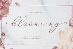 Elevate Your Brand with the Elegant Blooming Font