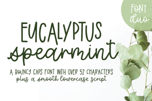 Enhance Your Brand with Eucalyptus Spearmint Font