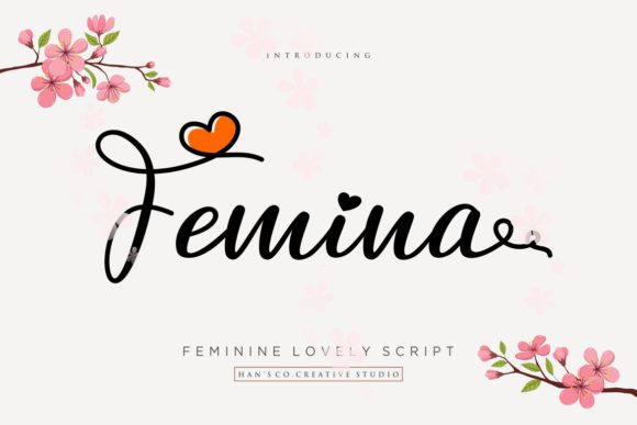Enhance Your Brand with the Charming Femina Script Font