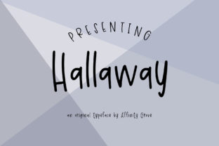 Enhance Your Craft Projects with Hallaway Font