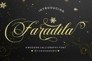 Faradila: A Sweet Handwritten Font for Elegant Branding