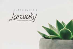 Larasaky: A Luxurious Script Font for Creative Projects