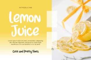 Lemon Juice: A Sweet and Friendly Font for Creative Projects