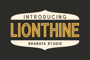 Lionthine: A Classy and Elegant Font for Premium Branding
