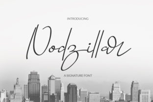 Nodzillar: A Classic Signature Font for Elegant Branding