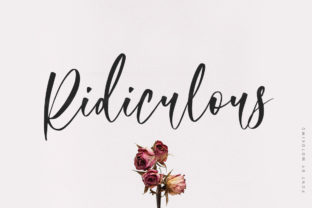 Ridiculous: A Joyful and Modern Calligraphy Font