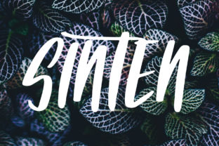 Sinten: A Bold and Heavy Script for Creative Web Design