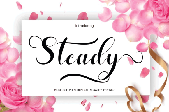Steady: A Versatile Script Handwritten Font for Makers