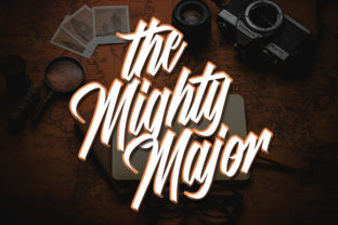 The Mighty Major: A Bold Script Font for Dynamic Campaigns