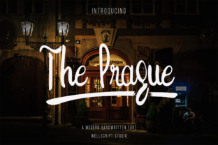 The Prague: A Bold and Dynamic Script Font for Editorial Design