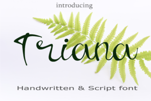 Triana: A Versatile Handwritten Font for Editorial Design