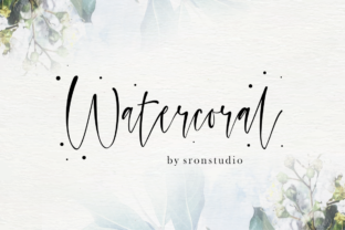 Watercoral: A Script Handwritten Font for Elegant Designs