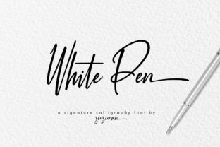 White Pen Script: A Fresh and Elegant Typeface for Designers